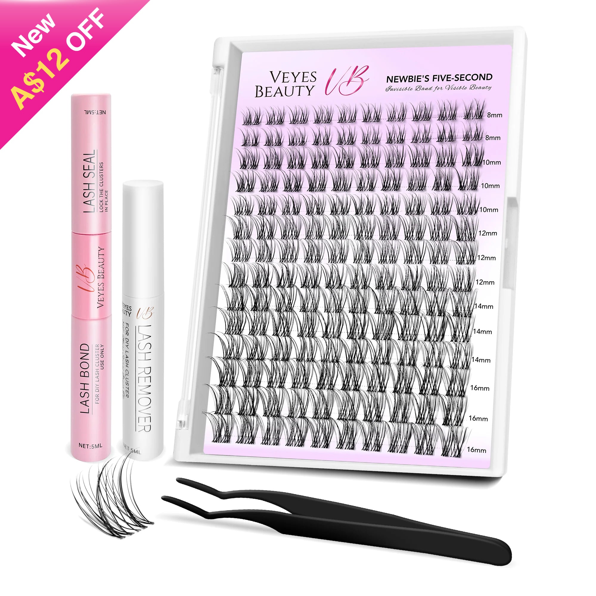 VeyesBeauty Aliva Cluster Lashes kit