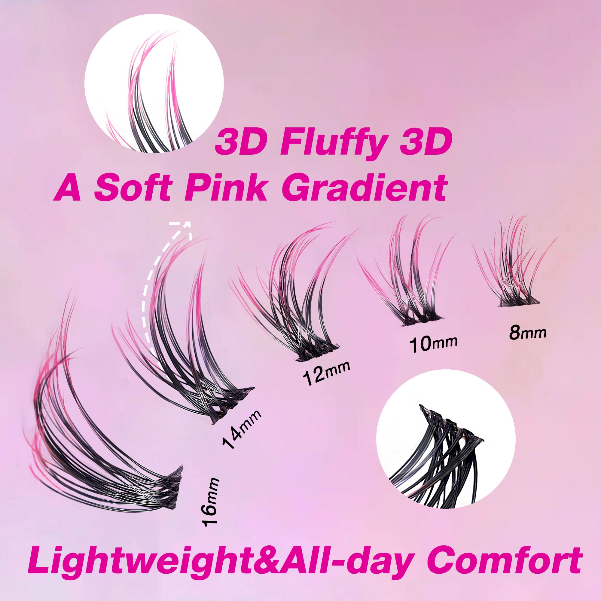 Ombre Pink & Brown