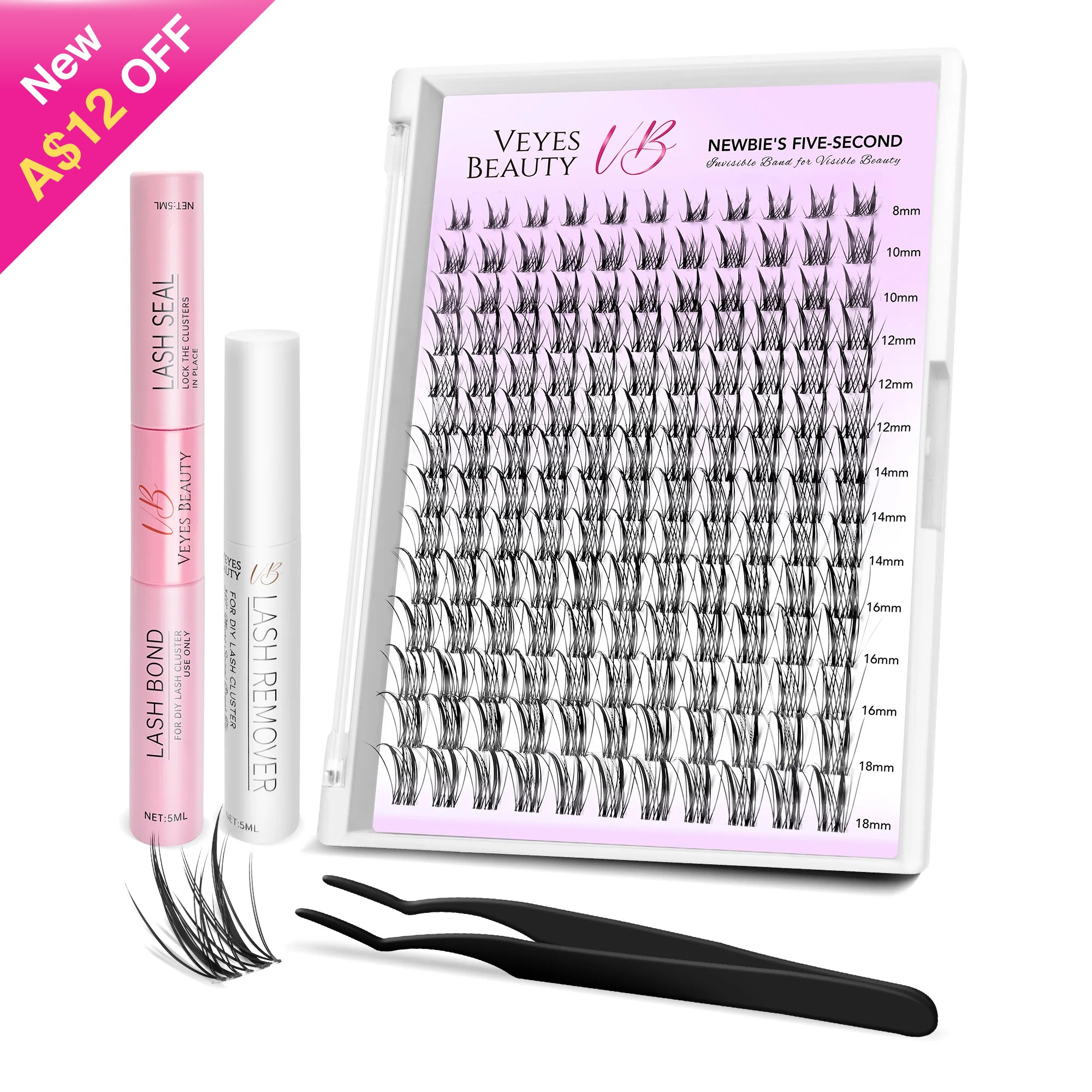 VeyesBeauty Sylph Cluster Lashes Kit