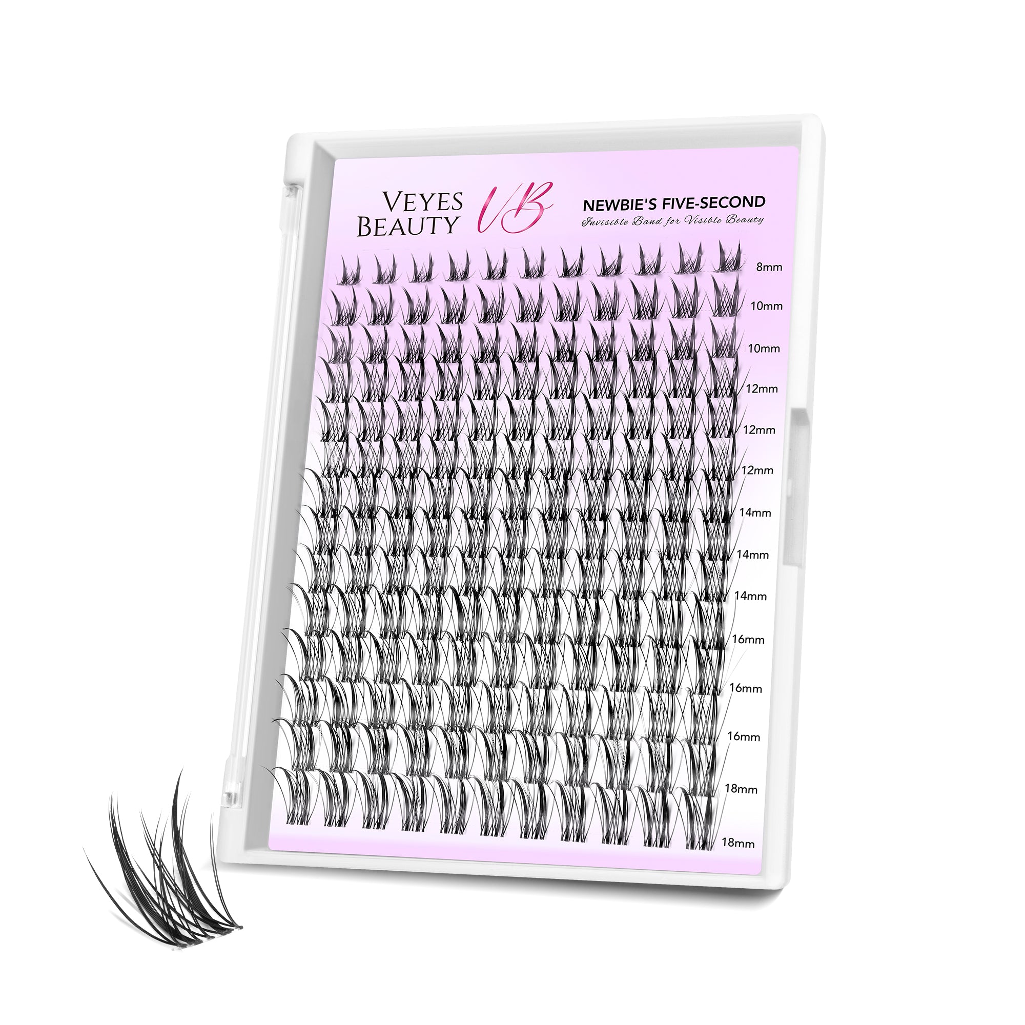 VeyesBeauty Sylph Cluster Lashes Tray