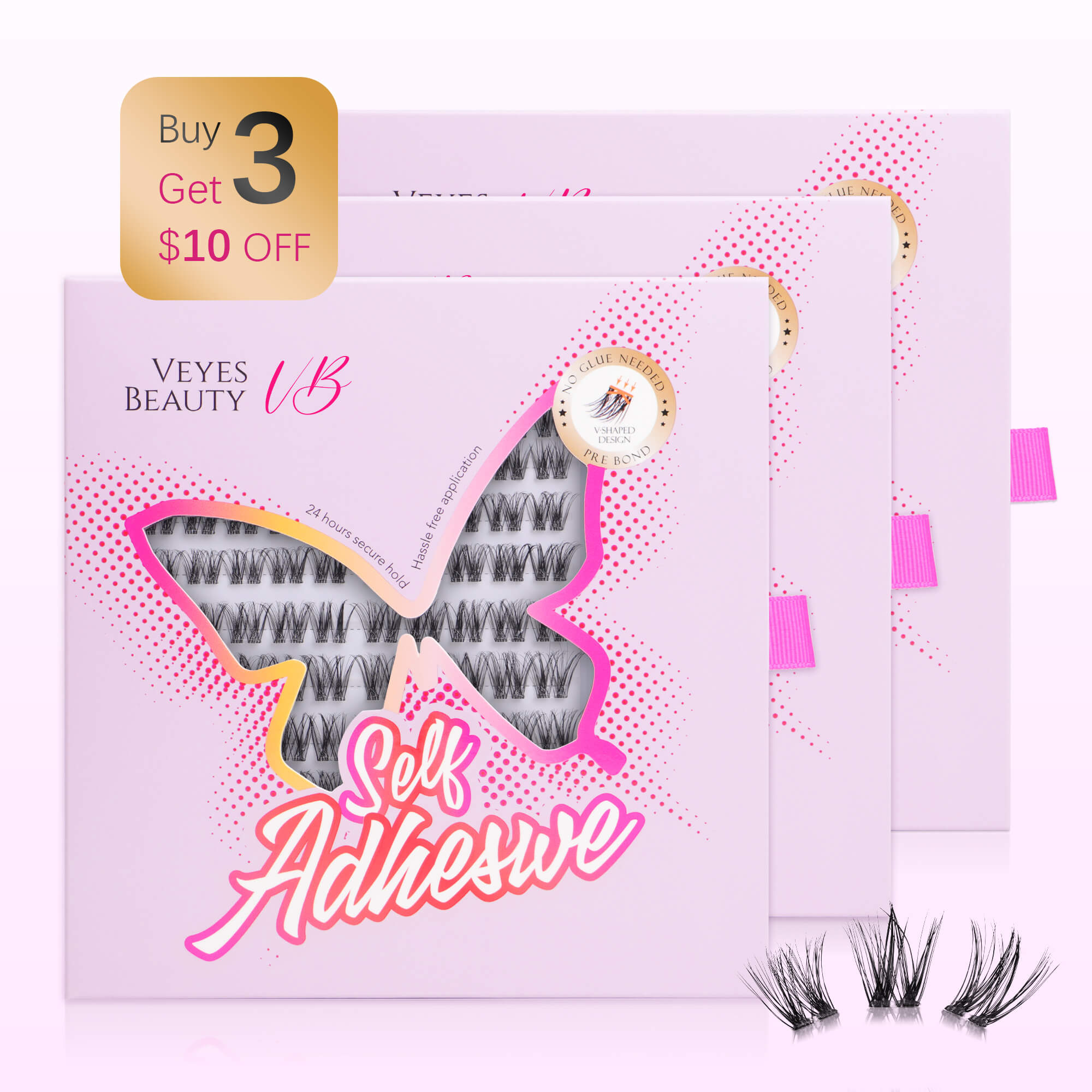 Self Adhesive Lashes-Luxe Duo