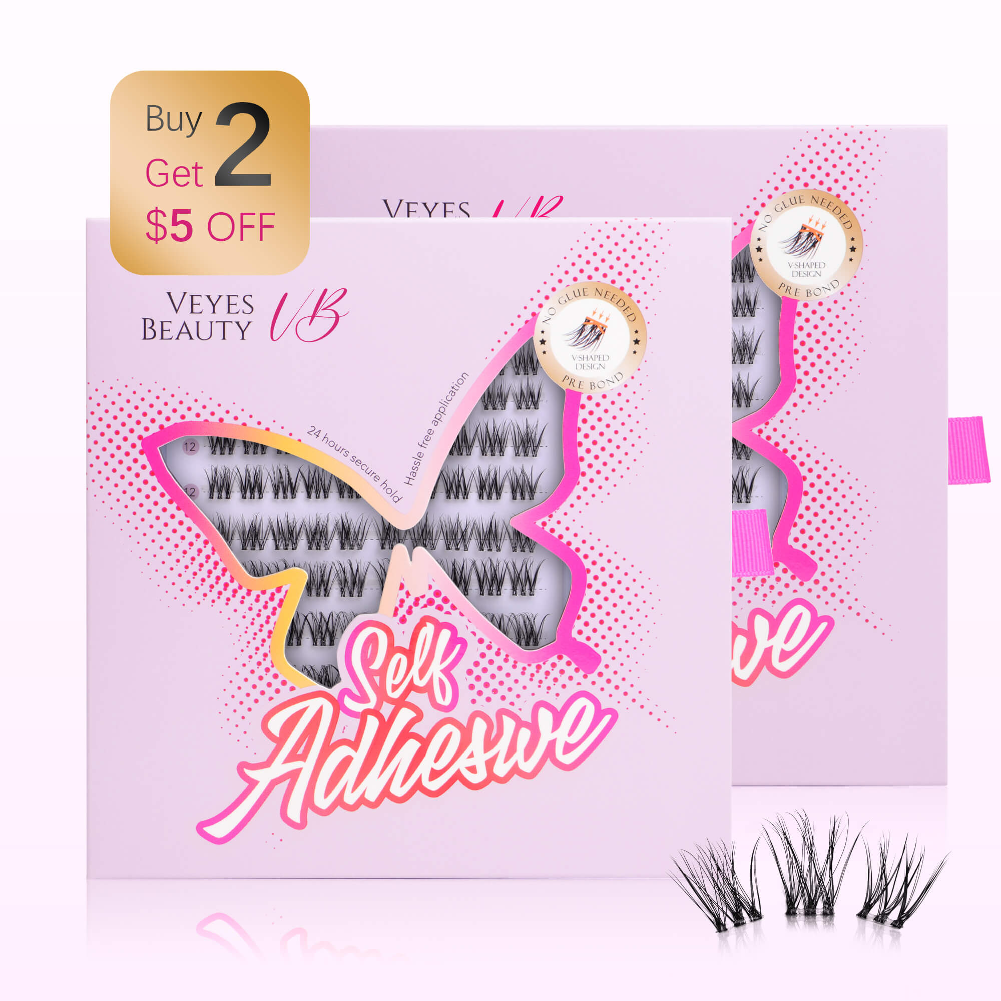 Self Adhesive Lashes-Soft Trio