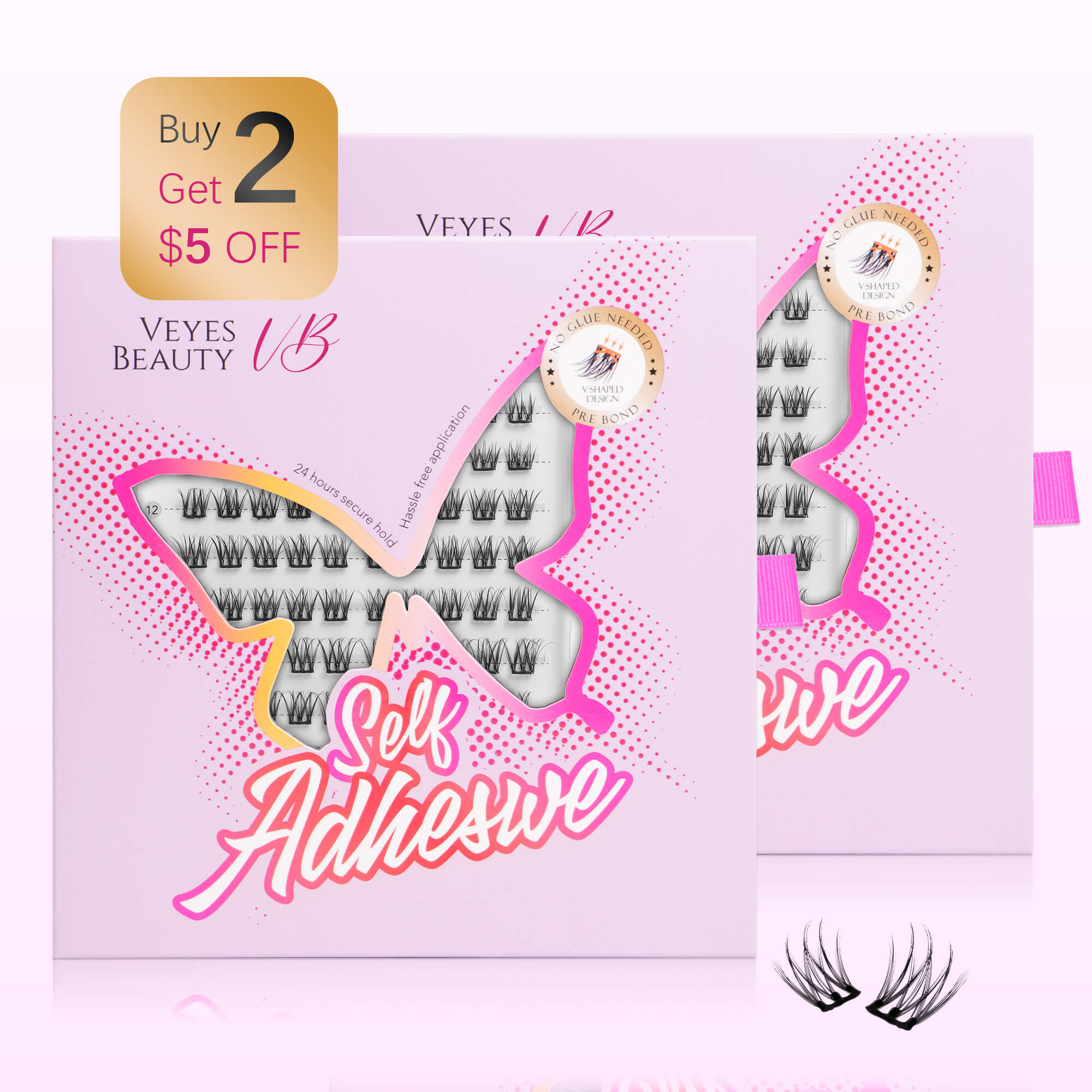 Self Adhesive Lashes-Soft Trio