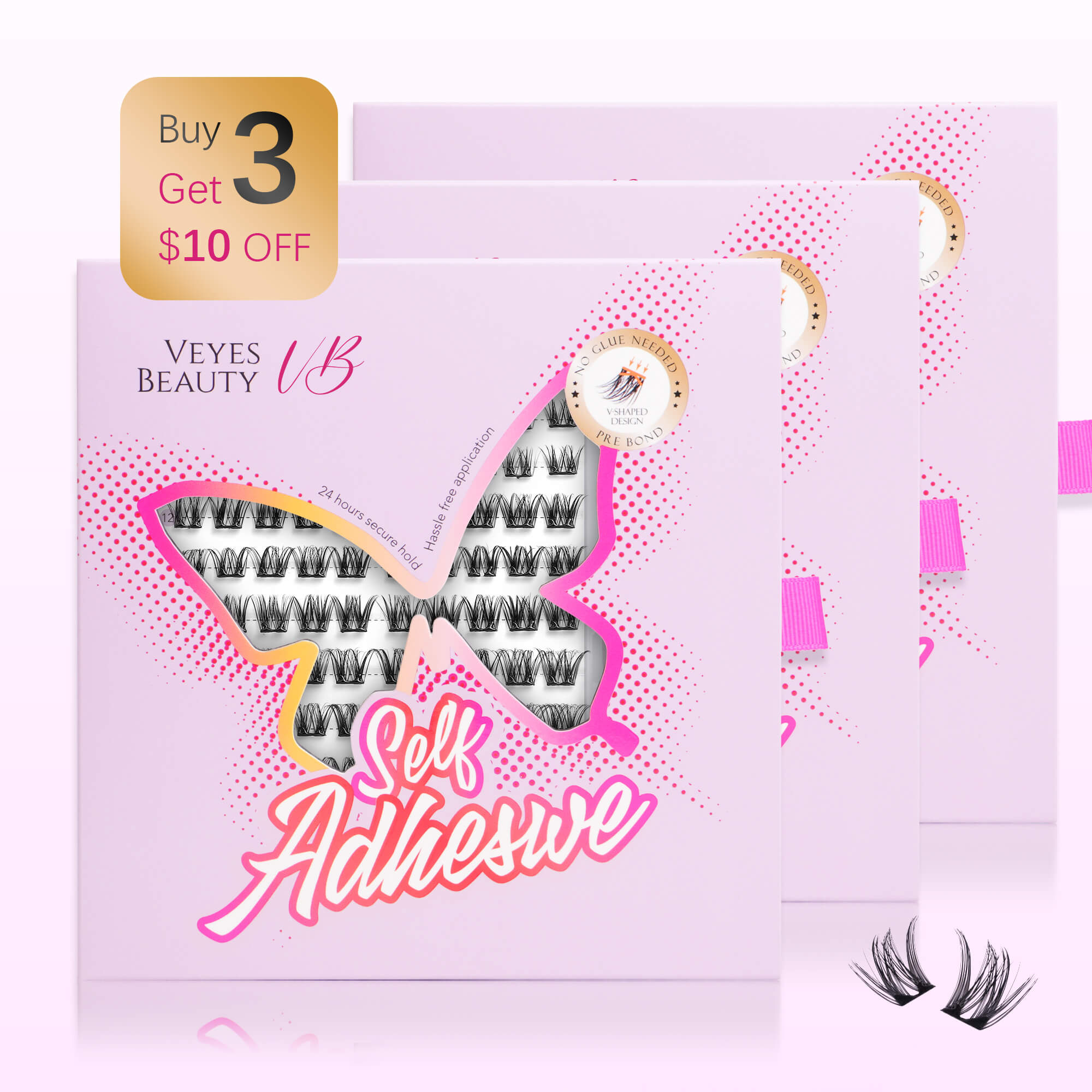 Self Adhesive Lashes-Luxe Duo