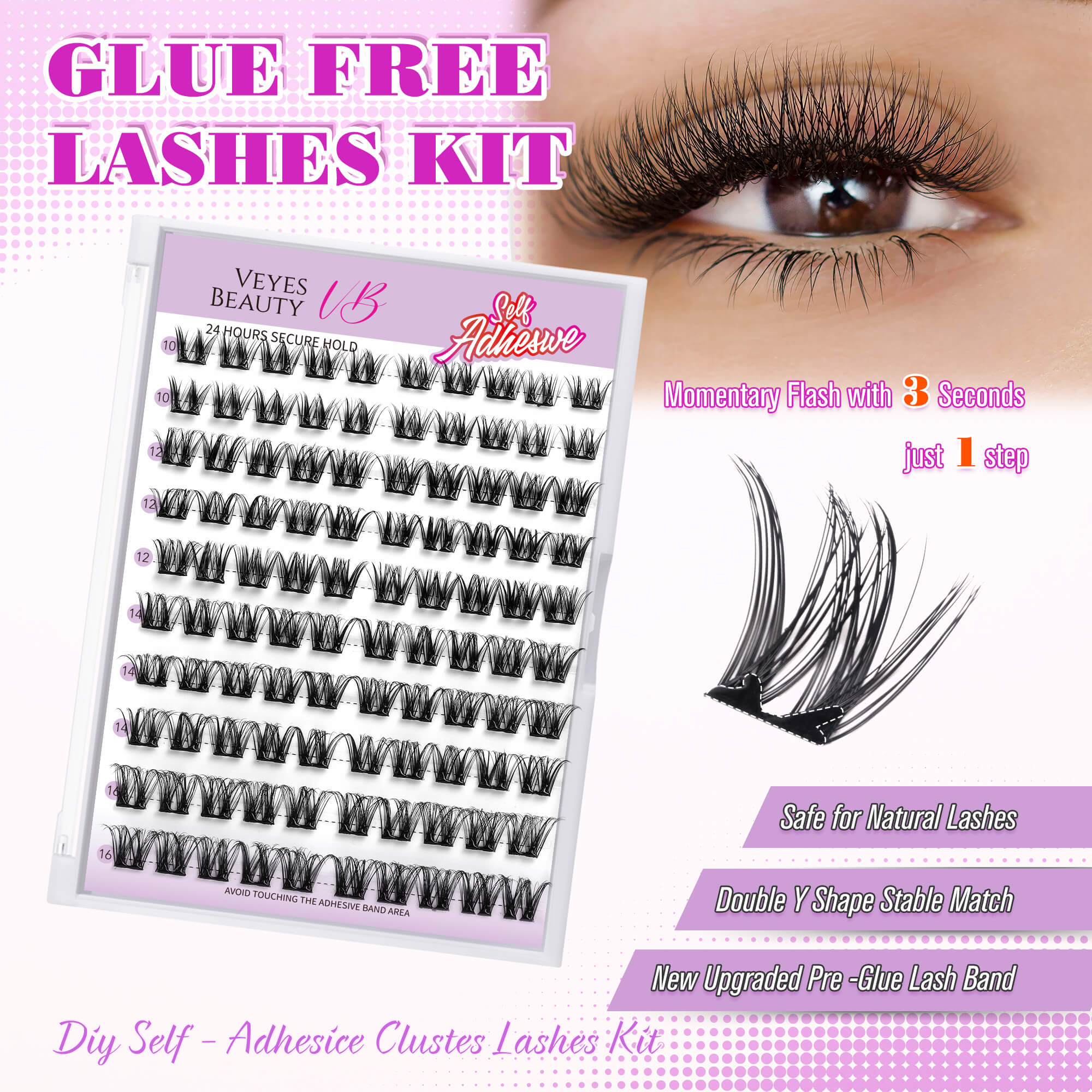 Self Adhesive Lashes-Luxe Duo