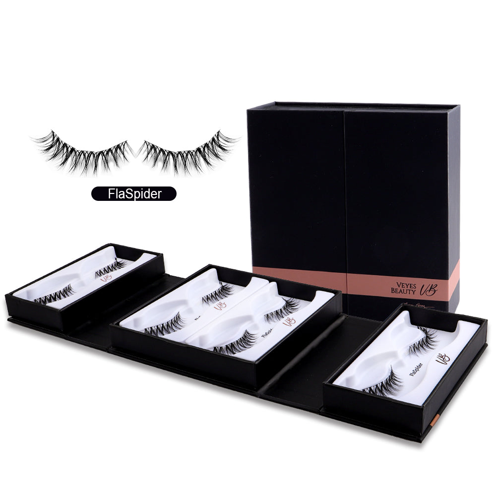 4 Pairs | FLASH Layered Cluster Lashes