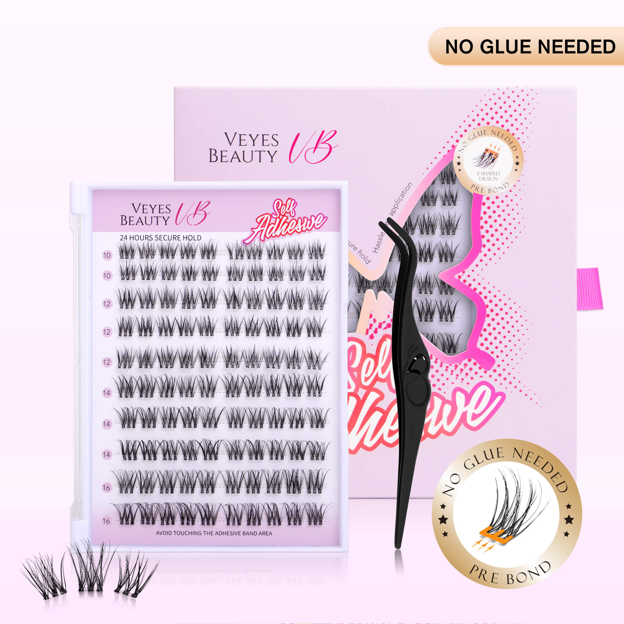 Self Adhesive Lashes-Soft Trio