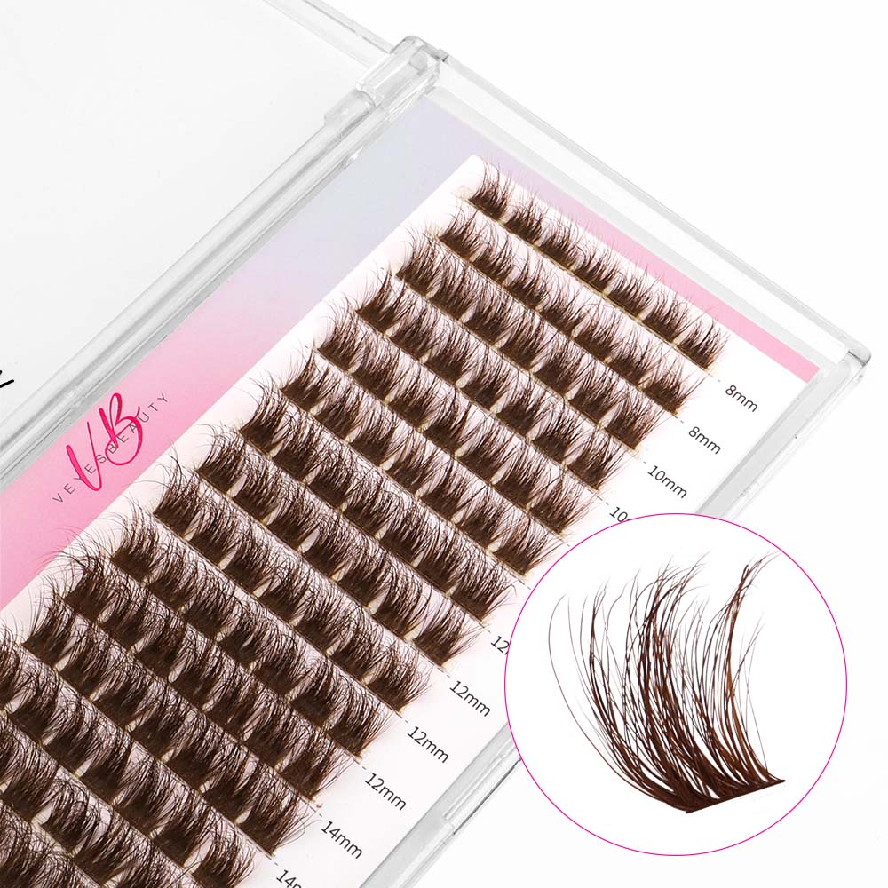 3D Layered Fluffy Lash Clusters