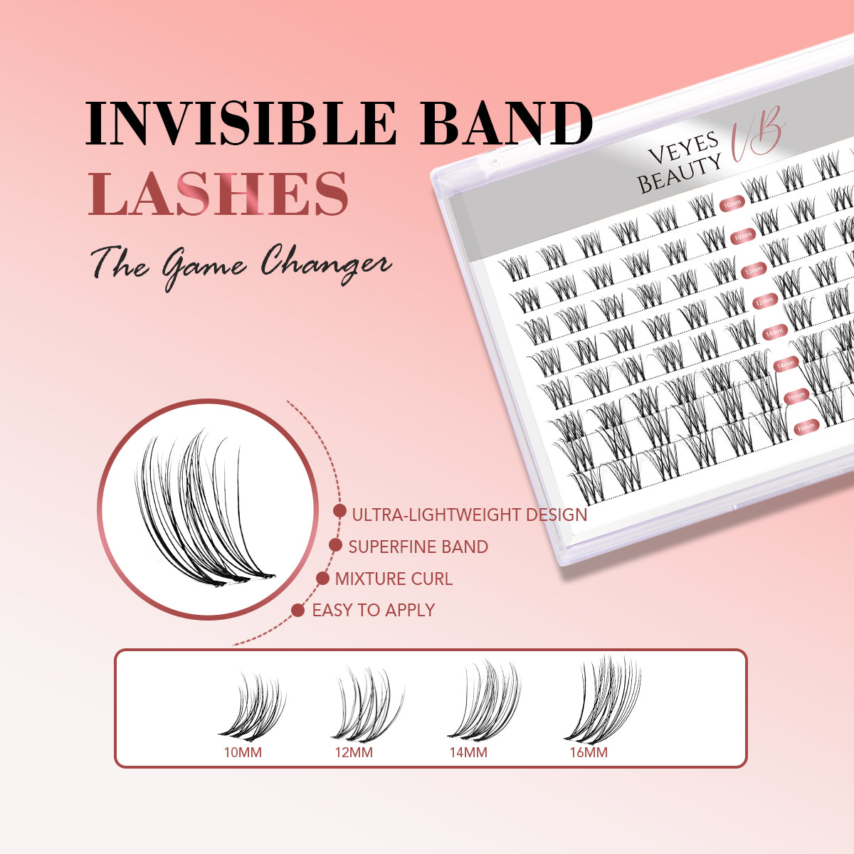 Invisible Band™ Lashes-Plus Tray